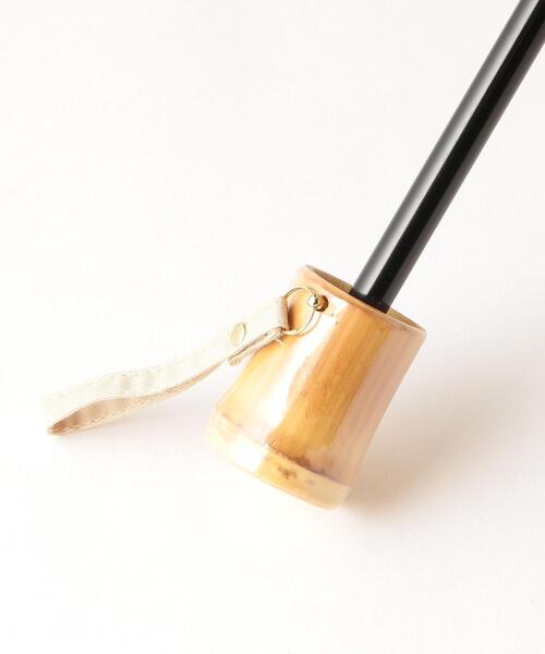 green label relaxing(グリーンレーベルリラクシング)の「CS バンブーハンドル 折りたたみ 日傘(折りたたみ傘・レディース・ブラック/その他1・FREE)」の3枚目の写真