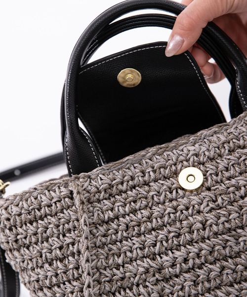 HAYNI（ヘイニ）の「【HAYNI / ヘイニ】 2wayカゴバッグ