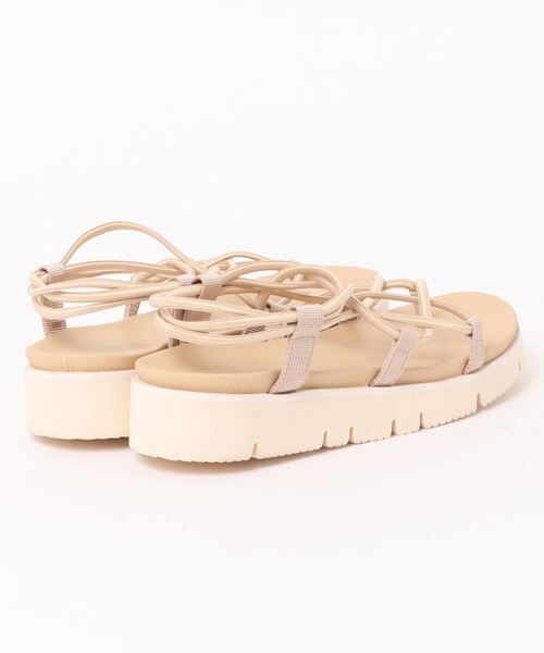 MOHI（モヒ）の「MOHI / 2492-2 / ゴムヒモスニーカーサンダル（サンダル・レディース・ダークグリーン/ブラック/アイボリー・36/39/37/40/38）」の5枚目の写真