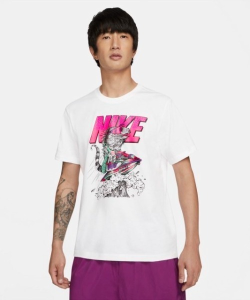 NIKE(ナイキ)の「NIKE/ナイキ NSW ビーチジェットスキー SST 半袖Tシャツ DD1281-100(Tシャツ/カットソー・メンズ・ホワイト・M/XL/L)」の4枚目の写真