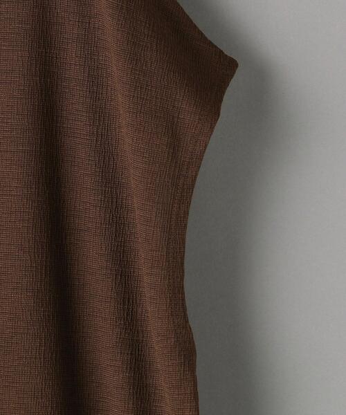 BEAUTY&YOUTH UNITED ARROWS（ビューティーアンドユースユナイテッドアローズ）の「BY スリットVネックチュニックワンピース（ワンピース・レディース・ブラウン/オフホワイト/ブラック・FREE）」の18枚目の写真