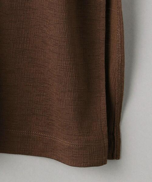 BEAUTY&YOUTH UNITED ARROWS（ビューティーアンドユースユナイテッドアローズ）の「BY スリットVネックチュニックワンピース（ワンピース・レディース・ブラウン/オフホワイト/ブラック・FREE）」の19枚目の写真