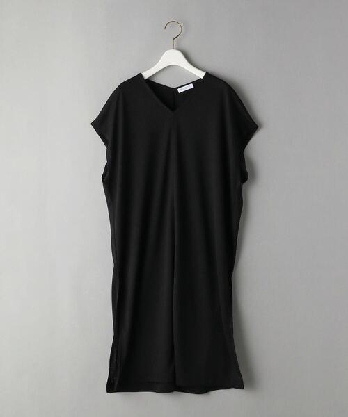 BEAUTY&YOUTH UNITED ARROWS（ビューティーアンドユースユナイテッドアローズ）の「BY スリットVネックチュニックワンピース（ワンピース・レディース・ブラック/ブラウン/オフホワイト・FREE）」の20枚目の写真