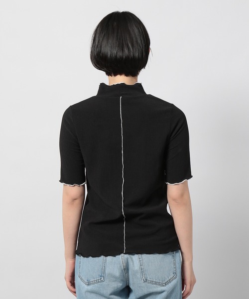 PAGEBOY(ページボーイ)の「ヨウリュウメローハイネックプルオーバー(Tシャツ/カットソー・レディース・オフホワイト/ブラック/グレイッシュベージュ・FREE)」の13枚目の写真