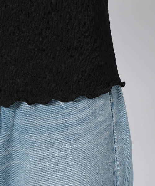 PAGEBOY(ページボーイ)の「ヨウリュウメローハイネックプルオーバー(Tシャツ/カットソー・レディース・オフホワイト/ブラック/グレイッシュベージュ・FREE)」の17枚目の写真