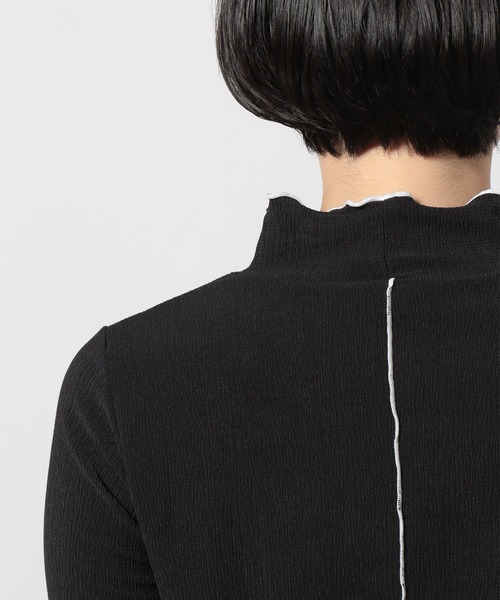 PAGEBOY(ページボーイ)の「ヨウリュウメローハイネックプルオーバー(Tシャツ/カットソー・レディース・オフホワイト/ブラック/グレイッシュベージュ・FREE)」の15枚目の写真