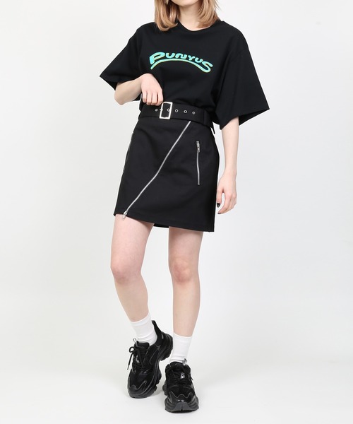 PUNYUS（プニュズ）の「ZIPミニスカート（スカート・レディース・ブラック・2/1/3/4）」の7枚目の写真