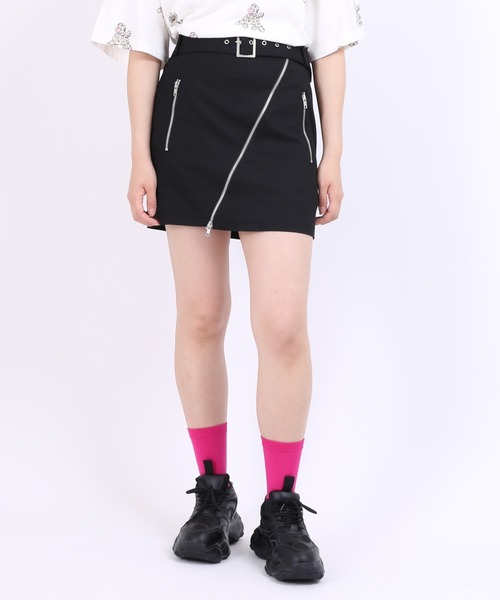 PUNYUS（プニュズ）の「ZIPミニスカート（スカート・レディース・ブラック・2/1/3/4）」の15枚目の写真