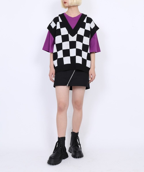 PUNYUS（プニュズ）の「ZIPミニスカート（スカート・レディース・ブラック・2/1/3/4）」の21枚目の写真