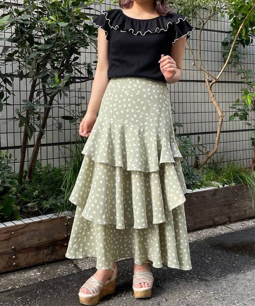 MAJESTIC LEGON（マジェスティックレゴン）の「パイピングレディトップス（Tシャツ/カットソー・レディース・ライトグレー/ブラック/アイボリー・SMALL/MEDIUM）」の21枚目の写真