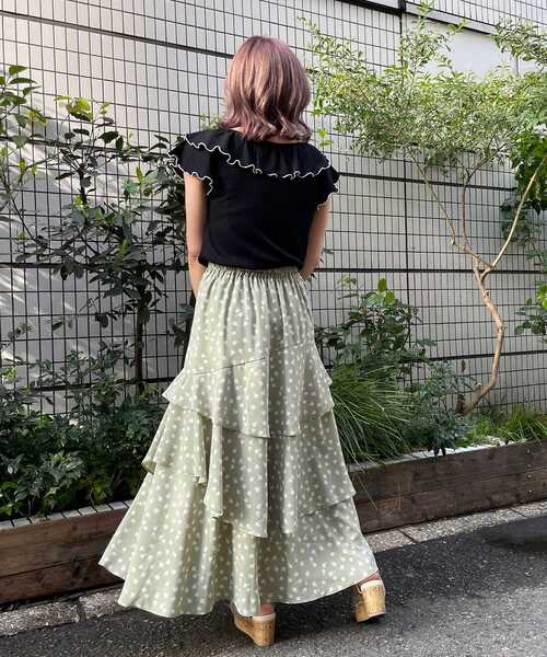 MAJESTIC LEGON（マジェスティックレゴン）の「パイピングレディトップス（Tシャツ/カットソー・レディース・ライトグレー/ブラック/アイボリー・SMALL/MEDIUM）」の16枚目の写真