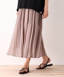 SHOO・LA・RUE | シフォン楊柳プリーツスカート(スカート)