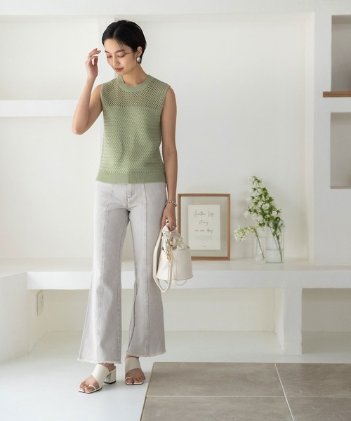 シェリエ　ノースリーブ TOPS – shéller / シェリエ