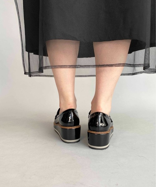 EVOL（イーボル）の「プラットフォームローファー（ローファー・レディース・ブラック・S/M/L）」の6枚目の写真