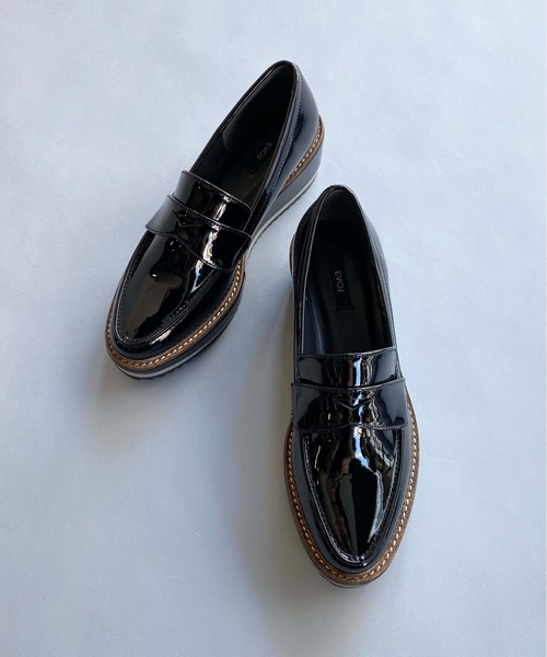 EVOL（イーボル）の「プラットフォームローファー（ローファー・レディース・ブラック・S/M/L）」の13枚目の写真