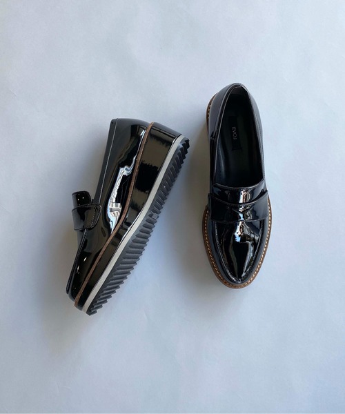 EVOL（イーボル）の「プラットフォームローファー（ローファー・レディース・ブラック・S/M/L）」の14枚目の写真