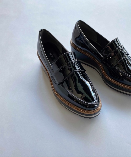 EVOL（イーボル）の「プラットフォームローファー（ローファー・レディース・ブラック・S/M/L）」の15枚目の写真