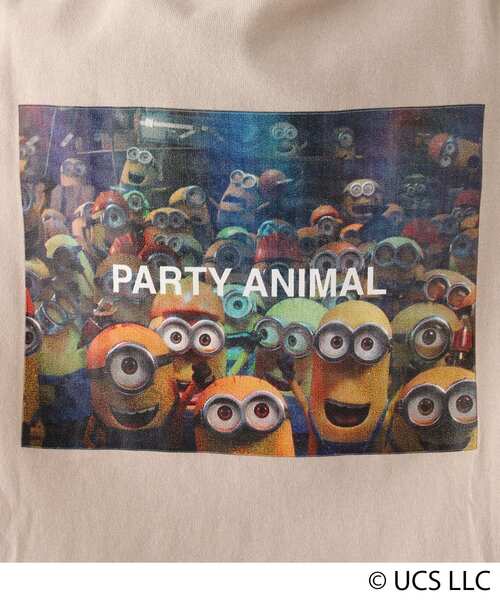 MINIONS（ミニオンズ）の「◆MINION ミニオン / バックプリント  コットン半袖Tシャツ（Tシャツ/カットソー・レディース・アイボリー/ブラック/ベージュ・99）」の7枚目の写真