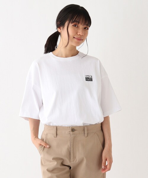 MINIONS（ミニオンズ）の「◆MINION ミニオン / バックプリント  コットン半袖Tシャツ（Tシャツ/カットソー・レディース・アイボリー/ブラック/ベージュ・99）」の8枚目の写真