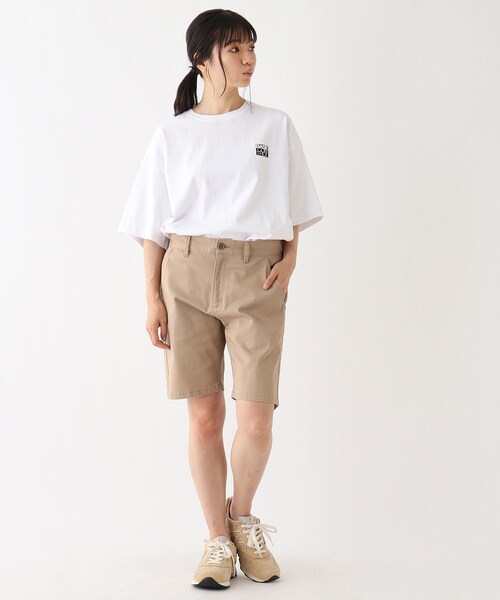 MINIONS（ミニオンズ）の「◆MINION ミニオン / バックプリント  コットン半袖Tシャツ（Tシャツ/カットソー・レディース・アイボリー/ブラック/ベージュ・99）」の9枚目の写真