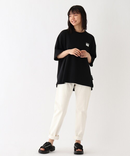 MINIONS（ミニオンズ）の「◆MINION ミニオン / バックプリント  コットン半袖Tシャツ（Tシャツ/カットソー・レディース・アイボリー/ブラック/ベージュ・99）」の16枚目の写真