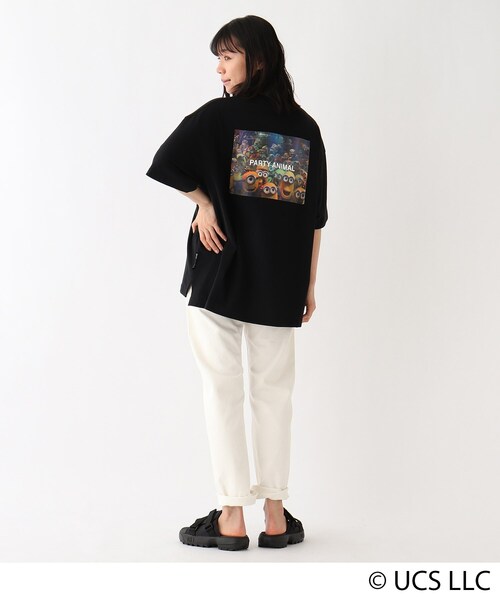 MINIONS（ミニオンズ）の「◆MINION ミニオン / バックプリント  コットン半袖Tシャツ（Tシャツ/カットソー・レディース・アイボリー/ブラック/ベージュ・99）」の17枚目の写真