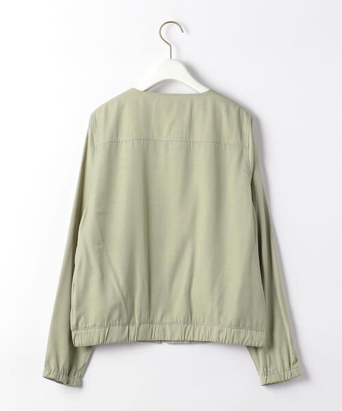UNITED ARROWS LTD. OUTLET(ユナイテッドアローズアウトレット)の「<A DAY IN THE LIFE>ツイル ライトブルゾン(その他アウター・レディース・ネイビー/オリーブ・FREE)」の3枚目の写真