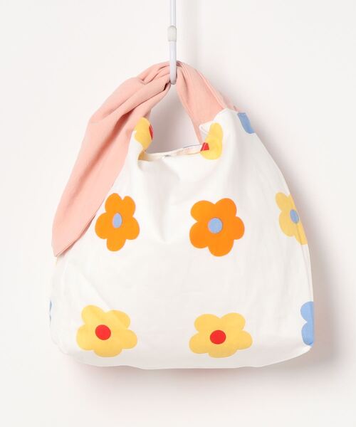 aimoha（アイモハ）の「かわいいウサギ耳弁当バッグ（エコバッグ/サブバッグ・レディース・ホワイト/ブラック/ピンク/イエロー/ブルー・FREE）」の6枚目の写真