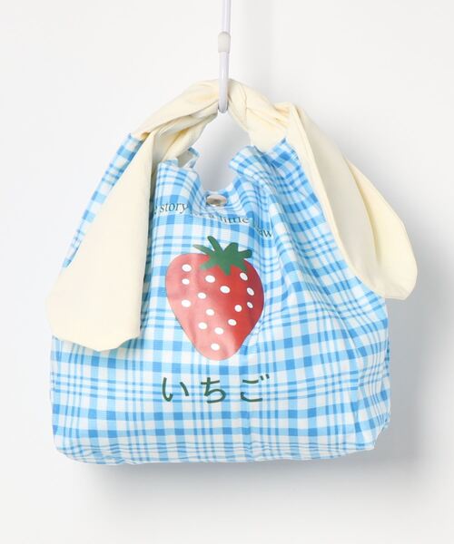 aimoha（アイモハ）の「かわいいウサギ耳弁当バッグ（エコバッグ/サブバッグ・レディース・ホワイト/ブラック/ピンク/イエロー/ブルー・FREE）」の18枚目の写真