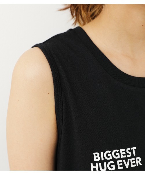 RODEO CROWNS WIDE BOWL（ロデオクラウンズワイドボウル）の「ビッグロゴタンクワンピース（ワンピース・レディース・ホワイト/ブラック/ベージュ・FREE）」の17枚目の写真