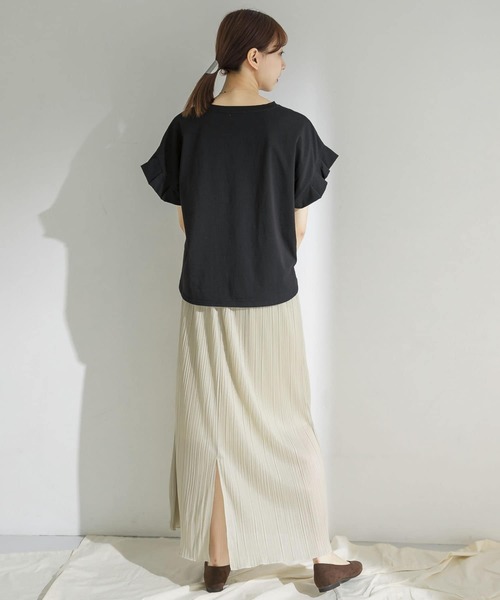 ITEMS URBANRESEARCH（アイテムズ アーバンリサーチ）の「プリーツタイトスカート（スカート・レディース・ピンクベージュ/ブラック/ベージュ・FREE）」の18枚目の写真