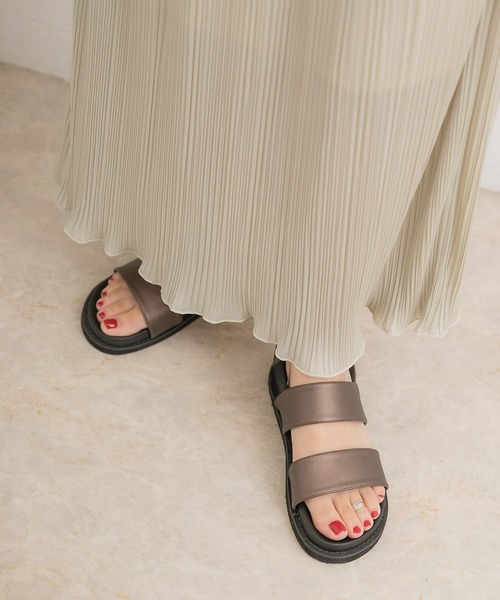 ITEMS URBANRESEARCH（アイテムズ アーバンリサーチ）の「プリーツタイトスカート（スカート・レディース・ピンクベージュ/ブラック/ベージュ・FREE）」の22枚目の写真