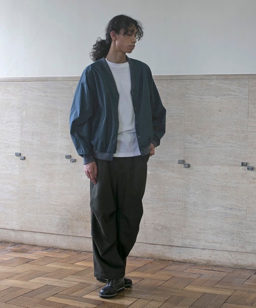 wonderland(ワンダーランド)の「SHIRTS CARDIGAN(カーディガン/ボレロ・メンズ・ブルー系/ライトカーキ・0/1/2)」の7枚目の写真