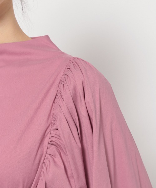 JEANASIS（ジーナシス）の「ソデボリュームコードブラウス/958378（シャツ/ブラウス・レディース・ホワイト/ブラック/ピンク・FREE）」の11枚目の写真