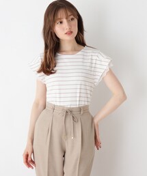 DRESKIP | 重ねレ－ス袖Tシャツ(Tシャツ/カットソー)