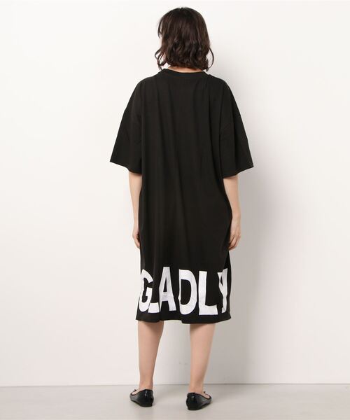 SILVER BULLET(シルバーバレット)の「『BANANA TRIP/バナナトリップ』ACCEPT ポケット付きTシャツワンピース【b】(ワンピース・レディース・カーキ/ホワイト/ブラック・M/L)」の7枚目の写真