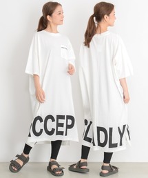 SILVER BULLET | 『BANANA TRIP/バナナトリップ』ACCEPT ポケット付きTシャツワンピース【b】(ワンピース)