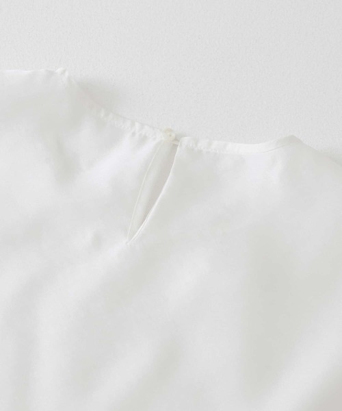 audrey and john wad（オードリーアンドジョンワッド）の「Audrey and John Wad　Long Pullover Blouse（シャツ/ブラウス・レディース・ホワイト/ブラック・FREE）」の13枚目の写真