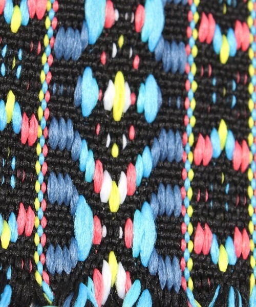 Simplicite（サンプリシテ）の「《追加》チロリアンリングベルト（ベルト・レディース・ネイビー/アイボリー/ブルー系その他/バーガンディー・FREE）」の5枚目の写真