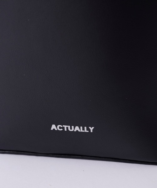 Actually（アクチュアリー）の「バケツ型 軽量 ショルダー（ショルダーバッグ・レディース・ブラック・フリー）」の16枚目の写真