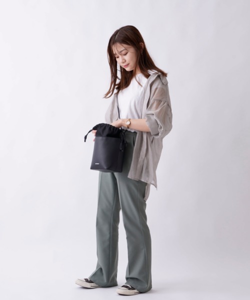 Actually（アクチュアリー）の「バケツ型 軽量 ショルダー（ショルダーバッグ・レディース・ブラック・フリー）」の9枚目の写真