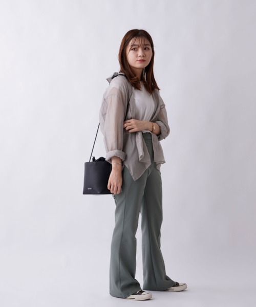 Actually（アクチュアリー）の「バケツ型 軽量 ショルダー（ショルダーバッグ・レディース・ブラック・フリー）」の11枚目の写真