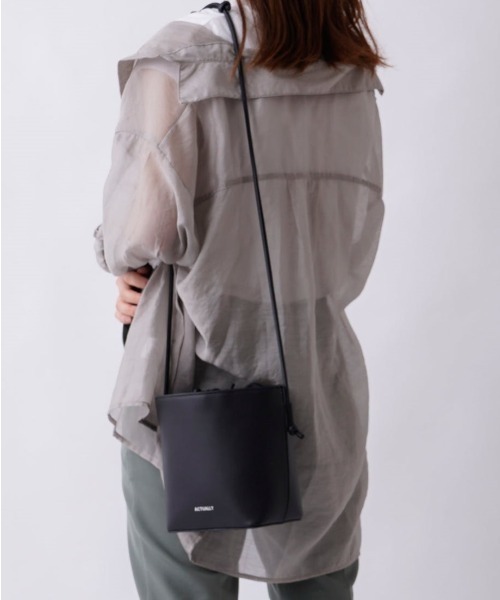 Actually（アクチュアリー）の「バケツ型 軽量 ショルダー（ショルダーバッグ・レディース・ブラック・フリー）」の19枚目の写真