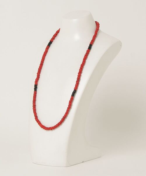 Back Channel（バックチャンネル）の「BEADS NECKLACE（ネックレス・メンズ・サックスブルー/グリーン/レッド/ブラック・ONE SIZE）」の5枚目の写真