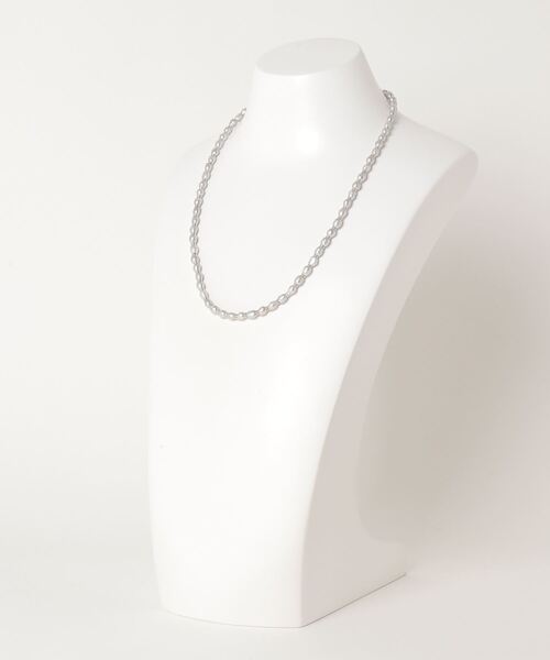 NANO universe（ナノユニバース）の「《WEB限定》パールネックレス（ネックレス・メンズ・ライトグレー・FREE）」の2枚目の写真