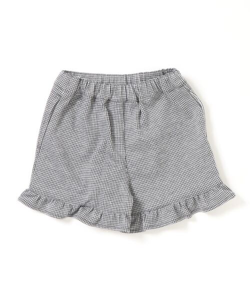 kladskap(クレードスコープ)の「ロゴ刺しゅうキュロット(その他パンツ・キッズ・グレー・120cm/100cm/110cm/90cm)」の2枚目の写真