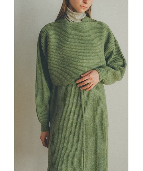 新品 CLANE クラネ スプリングボートネック ニット CLANE（クラネ）の「BOAT NECK SHORT KNIT TOPS（ニット