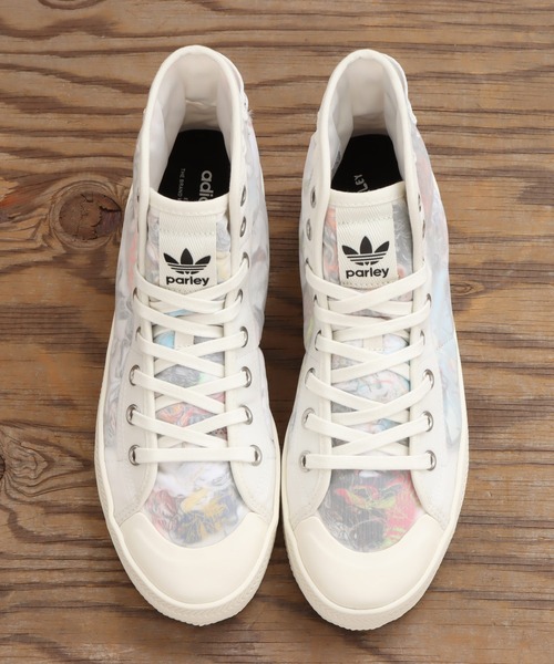 adidas(アディダス)の「adidas NIZZA PARLEY / アディダス ニッツア パーレー(スニーカー・レディース・ホワイト・23.5cm/24.5cm/26.5cm/27.5cm/28.5cm/24.0cm/25.0cm/26.0cm/27.0cm/28.0cm/23.0cm)」の8枚目の写真