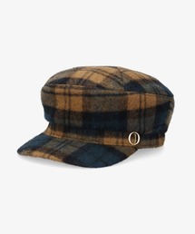 Chapeau d' O | Chapeau d' O Shaggy Check Marine Cas(キャスケット)