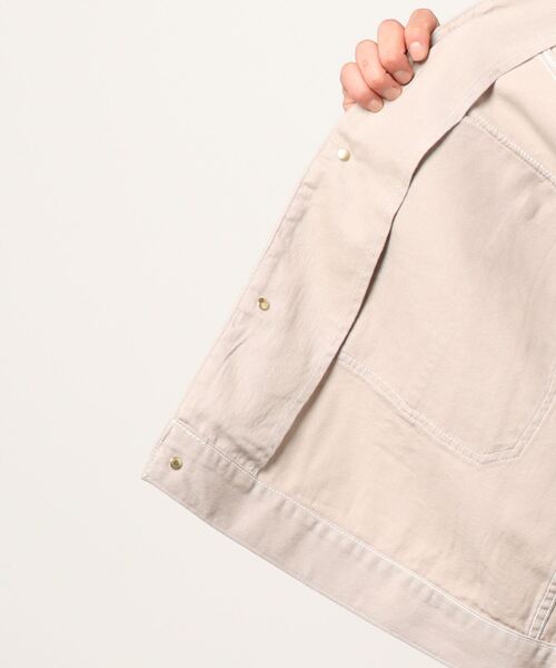 Dickies（ディッキーズ）の「【Dickies/ディッキーズ】 オーバーサイズ ワークジャケット/ カバーオール（ブルゾン・メンズ・ブラック/ベージュ/オフホワイト・M/L/XL）」の6枚目の写真